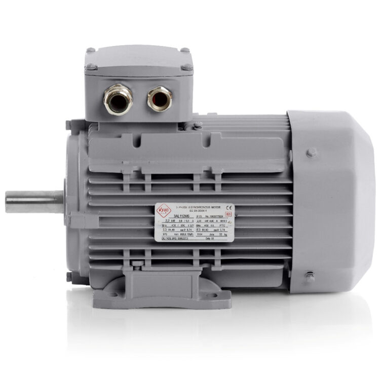 Moteur électrique 3kW 400V 1500 tr/min (IE3-3AL) 4 pôles En stock France