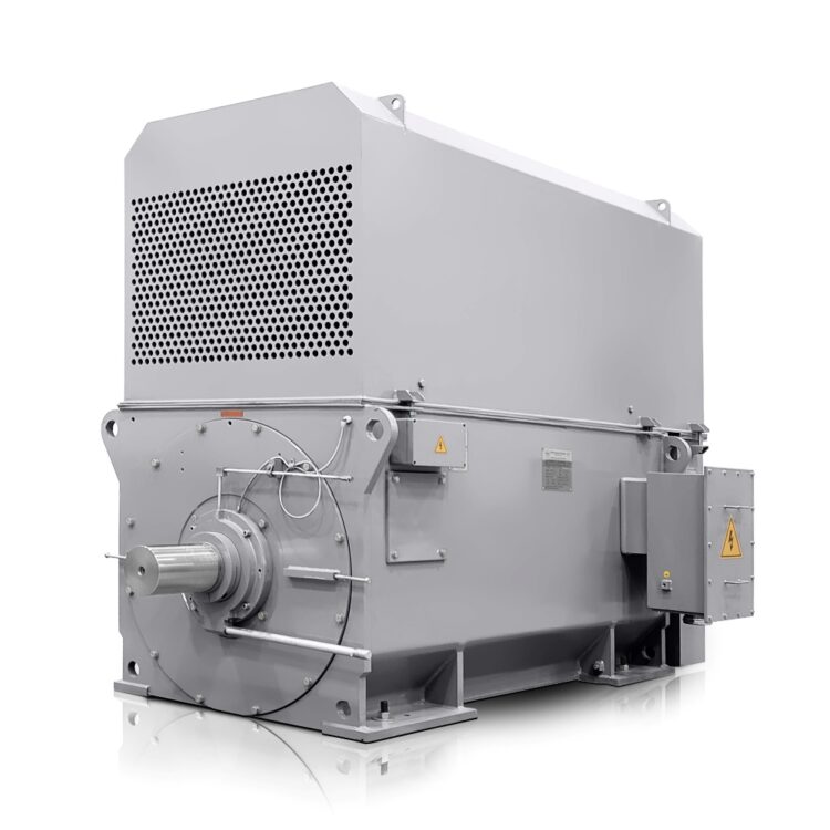 Moteur électrique haute tension modulaire 1250 kW 6000V 1000 tr/min (H27R-6-pôles) France