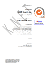 certificate ISO 50001